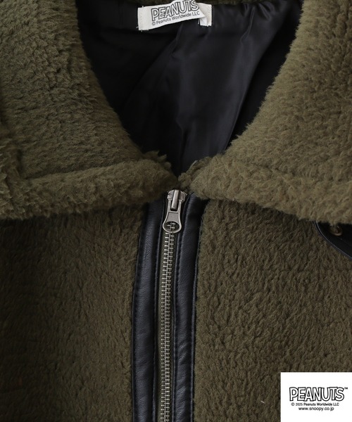 「PEANUTS」 ブルゾン L アイボリー メンズ_画像5