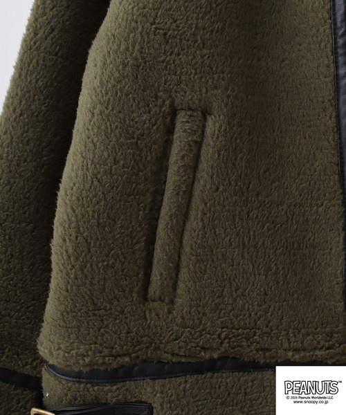 「PEANUTS」 ブルゾン L アイボリー メンズ_画像7