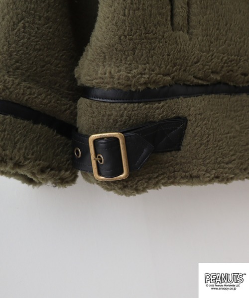 「PEANUTS」 ブルゾン L アイボリー メンズ_画像8