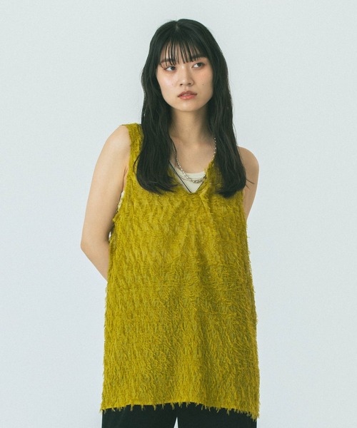 ROSE BUD（ローズバッド） タンクトップ ノースリーブ JACQUARD TANK 