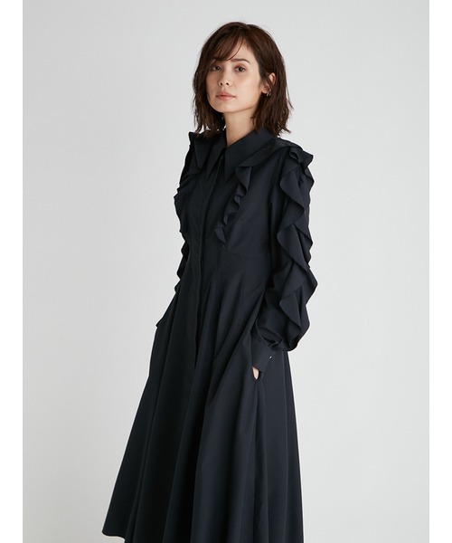 CELFORD（セルフォード） シャツワンピース 38 ネイビー レディース