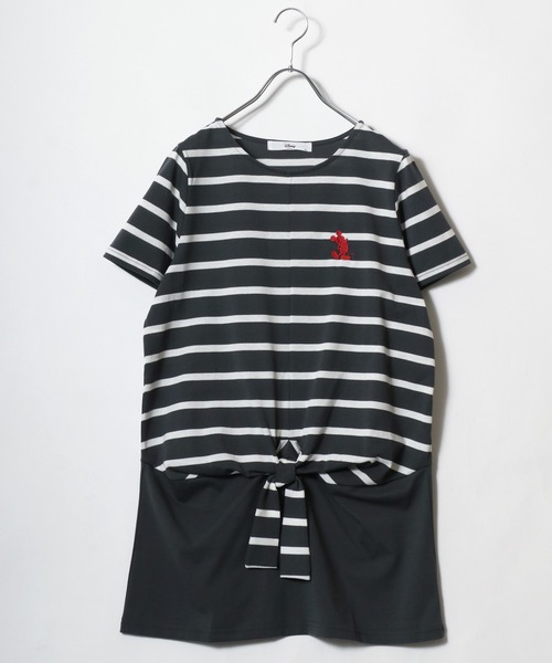 モンクレール　ワンピース　チュニック　ボーダー　Tシャツ　レディース トップス レディース ボーダー カットソー tシャツ チュニック