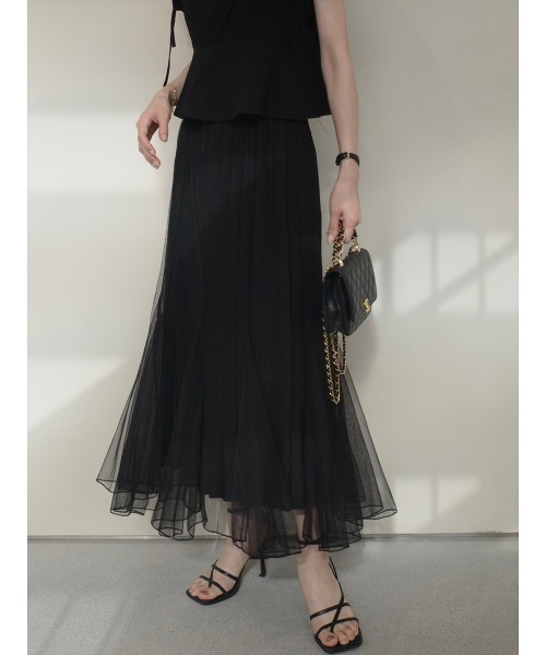 アーモリン　プリーツスカート お財布にやさしいフクレプリーツIラインスカート M 【メール便対応可