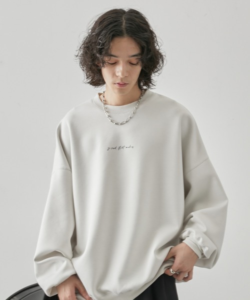 「JUNRED」 長袖Tシャツ S グリーン メンズ
