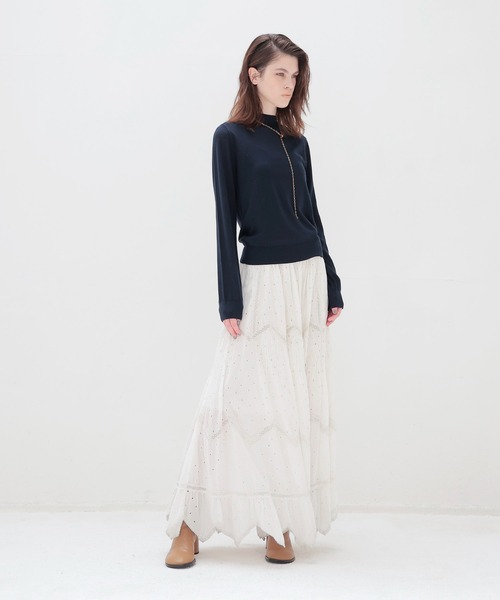 venit（ヴェニット） スカート VENIT / COTTON RAYON VINTAGE LACE