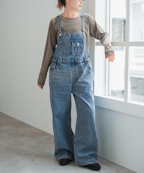 サロペット・オーバーオール・オールインワン spick&span HOLIDAY Miller Prib allinone HOLIDAY*Miller Prib allinone（つなぎ／オールインワン