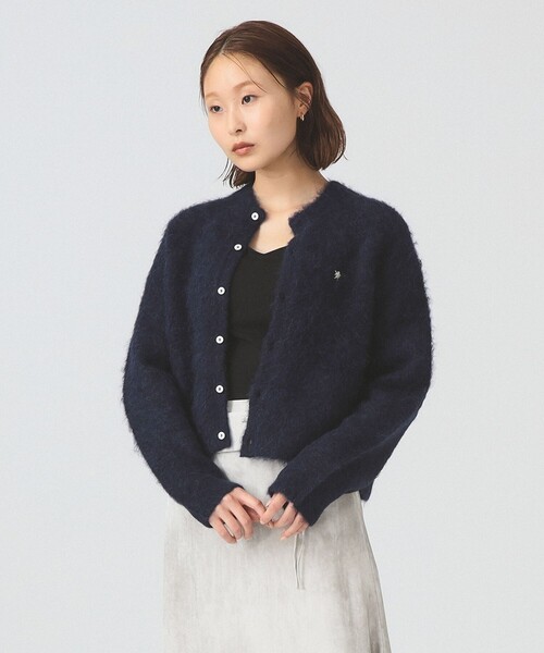 GYMPHLEX カーディガン Gymphlex / シャギーニット レディース