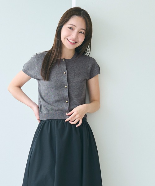 ニット セーター 金ボタンニットトップス レディース | coca | 12