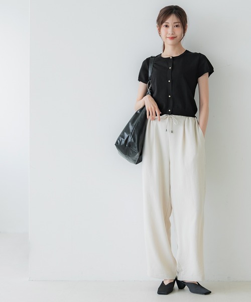 ニット セーター 金ボタンニットトップス レディース | coca | 13