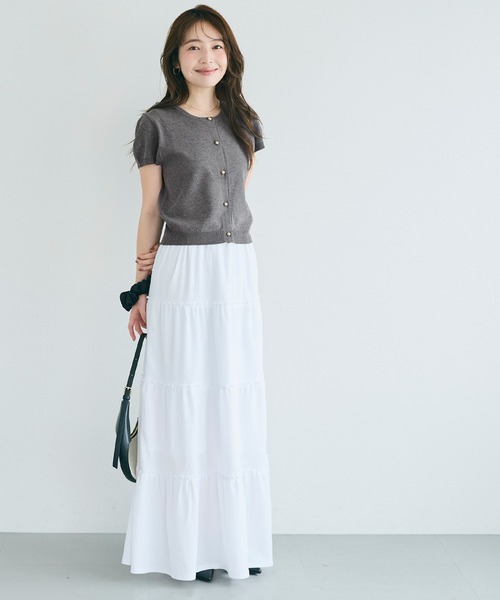 coca（コカ） サマーニット ニット セーター ＼再入荷／金ボタンニット