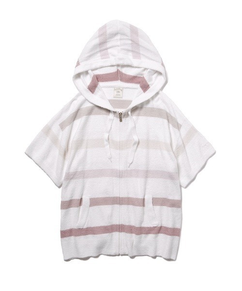gelato pique◆パーカー/one/ポリエステル/ホワイト/無地/PWN0205092/汚れ有 gelato pique 「gelato pique」 ニットパーカー ONE SIZE