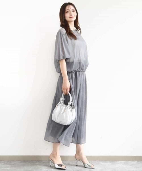 MK MICHEL KLEIN（エムケー ミッシェルクラン） スカート デニム調