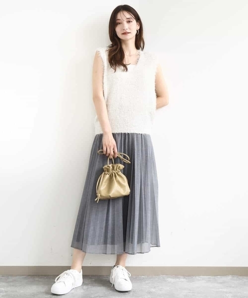 MK MICHEL KLEIN（エムケー ミッシェルクラン） スカート デニム調