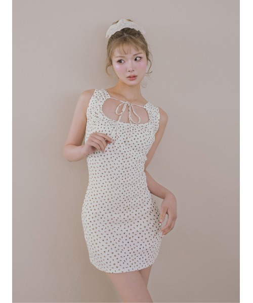早い者勝ち！限定値下げdarich フロントオープンフローラルミニワンピース 早い者勝ち！限定値下げdarich フロントオープンフローラルミニ