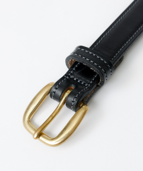 TORY LEATHER レザーベルト ブラック ゴールド 30 TORY LEATHER (トリーレザー) メンズ レザーベルト アメリカ製 通販 小物