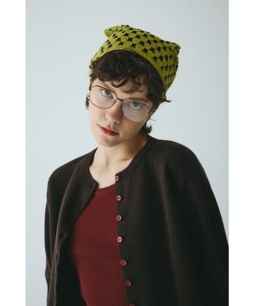 HeRIN.CYE ストール マフラー Knit kerchief ニットカチーフ