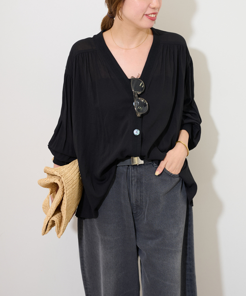 JOURNAL STANDARD relume ブラウス シャツ 「追加2」T/R強撚