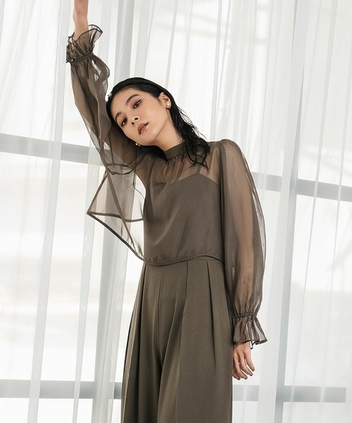 GIRL DRESS FOR NOW パンツドレス マルチway シフォンボレロ