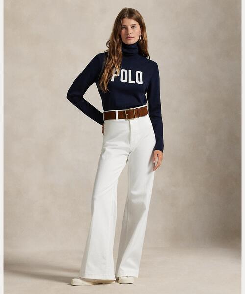 POLO RALPH LAUREN ニット セーター ロゴ タートルネック