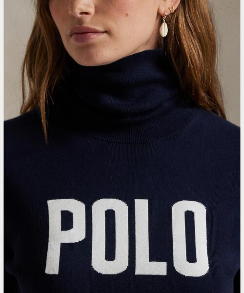 RALPH LAUREN タートルネック　ニット ⚪︎ ウォッシャブル ウール タートルネック セーター