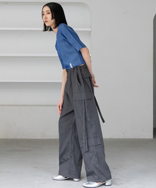 「VACANCY」 カーゴパンツ MEDIUM ブラック レディース