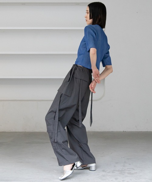 「VACANCY」 カーゴパンツ MEDIUM ブラック レディース