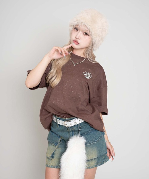 LTR DEPTH tシャツ LTR DEPTH/ラメグラフィックT メンズ レディース