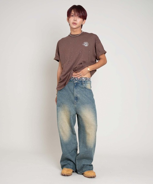 LTR DEPTH tシャツ LTR DEPTH/ラメグラフィックT メンズ レディース