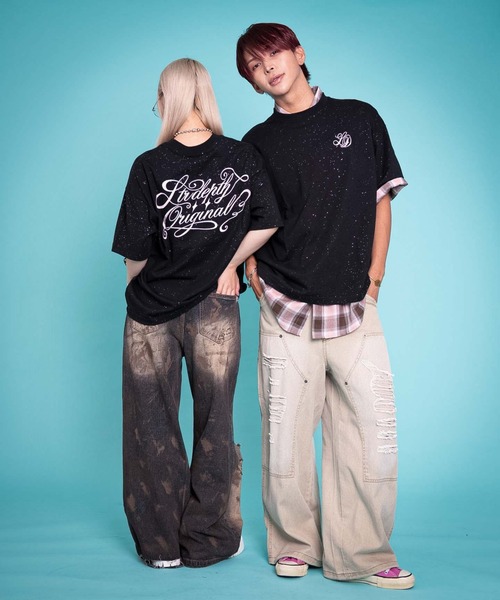 LTR DEPTH tシャツ LTR DEPTH/ラメグラフィックT メンズ レディース
