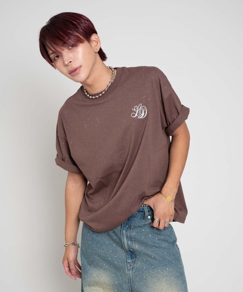 LTR DEPTH tシャツ LTR DEPTH/ラメグラフィックT メンズ レディース