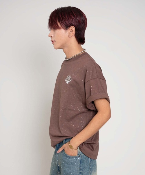 LTR DEPTH tシャツ LTR DEPTH/ラメグラフィックT メンズ レディース