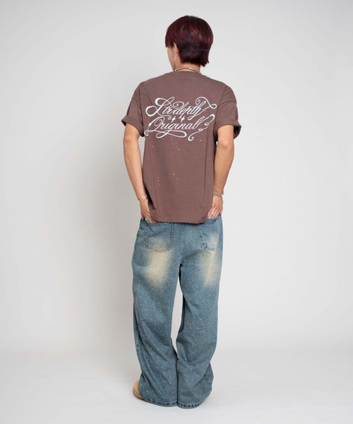 LTR DEPTH tシャツ LTR DEPTH/ラメグラフィックT メンズ レディース