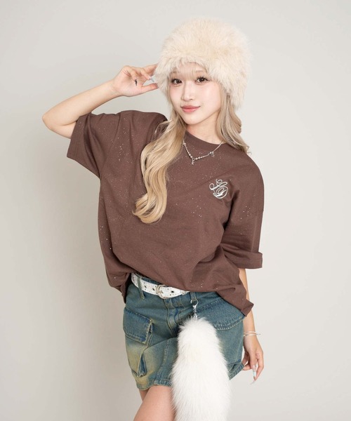 LTR DEPTH tシャツ LTR DEPTH/ラメグラフィックT メンズ レディース