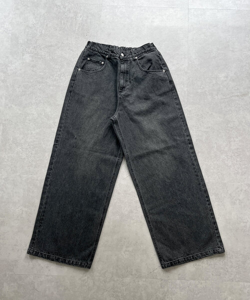 [CPCM] Denim брюки LARGE черный мужской 