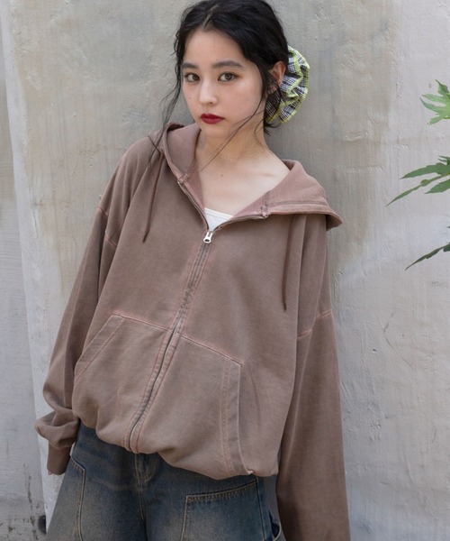 WEGO パーカー ∴WEGO/「25年秋冬新作」バルーンBIGダブルZIP