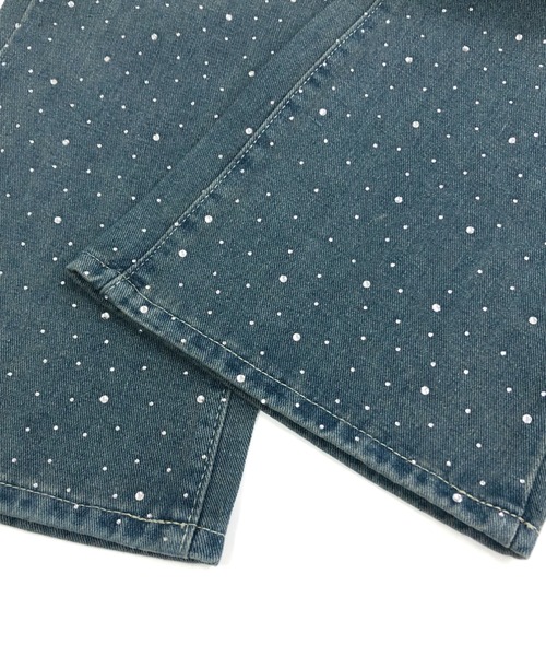 [SHEENA] обработка Denim брюки L черный женский 
