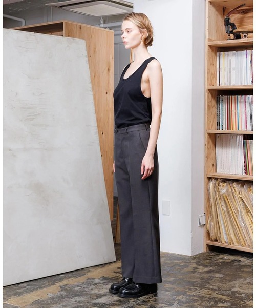 VOAAOV（ヴォアーブ） スラックス ROUTINE Flare Pants メンズ