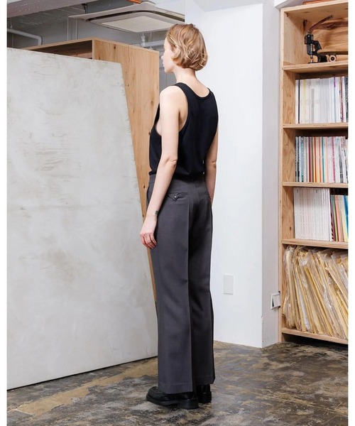 VOAAOV（ヴォアーブ） スラックス ROUTINE Flare Pants メンズ
