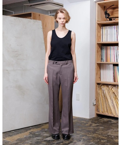 VOAAOV（ヴォアーブ） スラックス ROUTINE Flare Pants メンズ