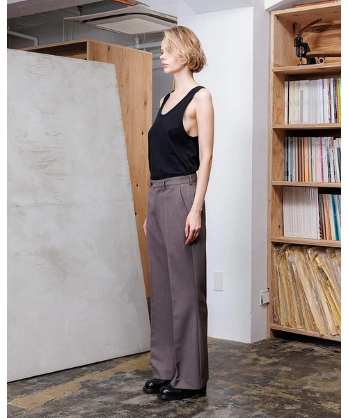 VOAAOV（ヴォアーブ） スラックス ROUTINE Flare Pants メンズ