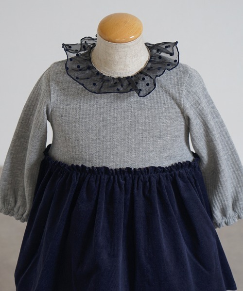 10mois ディモワ　Birds刺繍 フリル襟 ロンパース　イエロー　80センチ　ベビー服 ディモワ Birds刺繍 フリル襟 ロンパース イエロー 80センチ - メルカリ