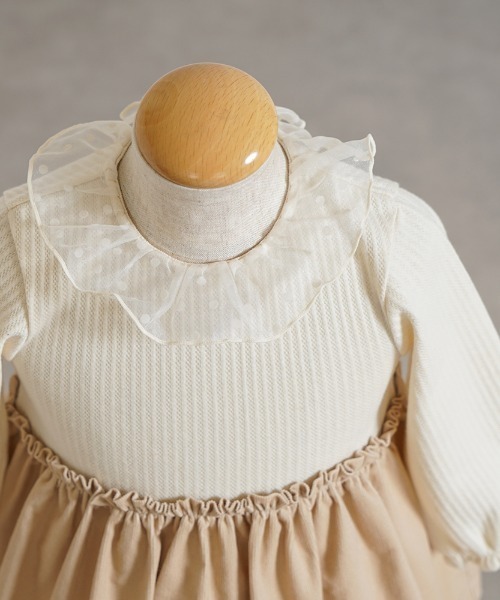 10mois ディモワ　Birds刺繍 フリル襟 ロンパース　イエロー　80センチ　ベビー服 ディモワ Birds刺繍 フリル襟 ロンパース イエロー 80センチ - メルカリ