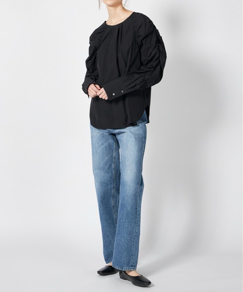 MANOF ブラウス MANOF（マノフ） ブラウス シャツ MANOF MUTTON SLEEVE BLOUSE