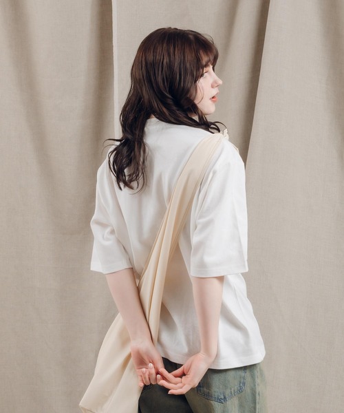 「MUHET」 半袖Tシャツ X-LARGE ブラック レディース_画像2