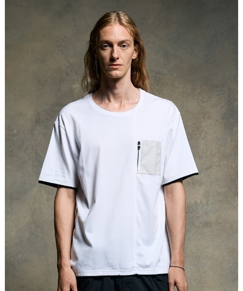 wjk tシャツ cool touch zip-pocket S/S メンズ : ZOZOTOWN Yahoo!店