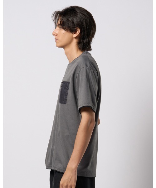 wjk tシャツ cool touch zip-pocket S/S メンズ : ZOZOTOWN Yahoo!店
