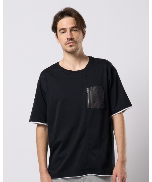 wjk tシャツ cool touch zip-pocket S/S メンズ : ZOZOTOWN Yahoo!店