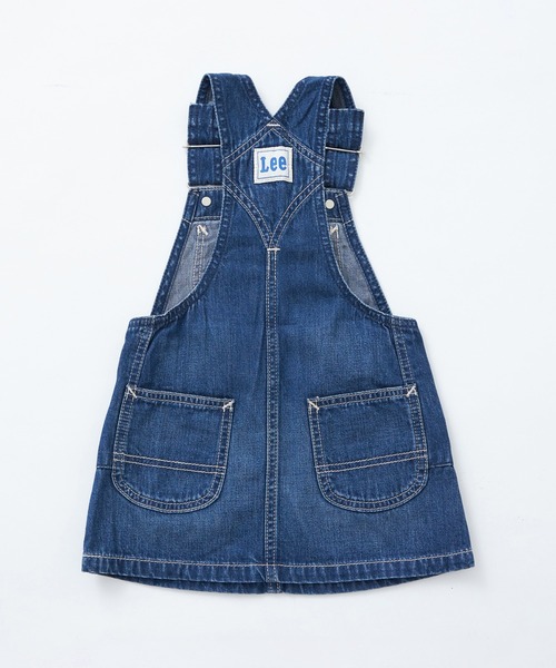 美品♡パーリーゲイツ♡Lee♡ジャンバースカート♡ブルー♡デニム♡リサイクル♡S Lee（リー） ジャンパースカート 入学式 Lee/リー「80-100cm」ベビー