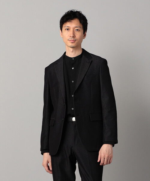 COMMECAMEN 伊生地デニム調セットアップ COMME CA MEN（コムサメン） デニムジャケット gジャン 「セットアップ