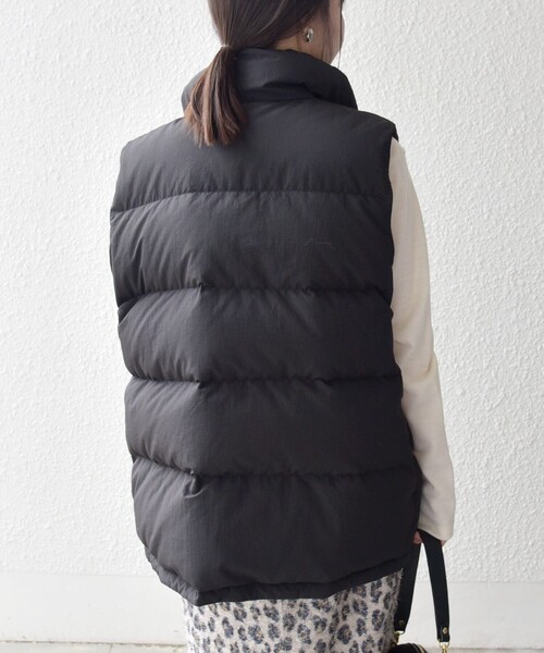 S'YTE ナイロン ダウンベスト デサント（DESCENTE）（メンズ）ナイロンダウンベスト DX-C2708XB BK